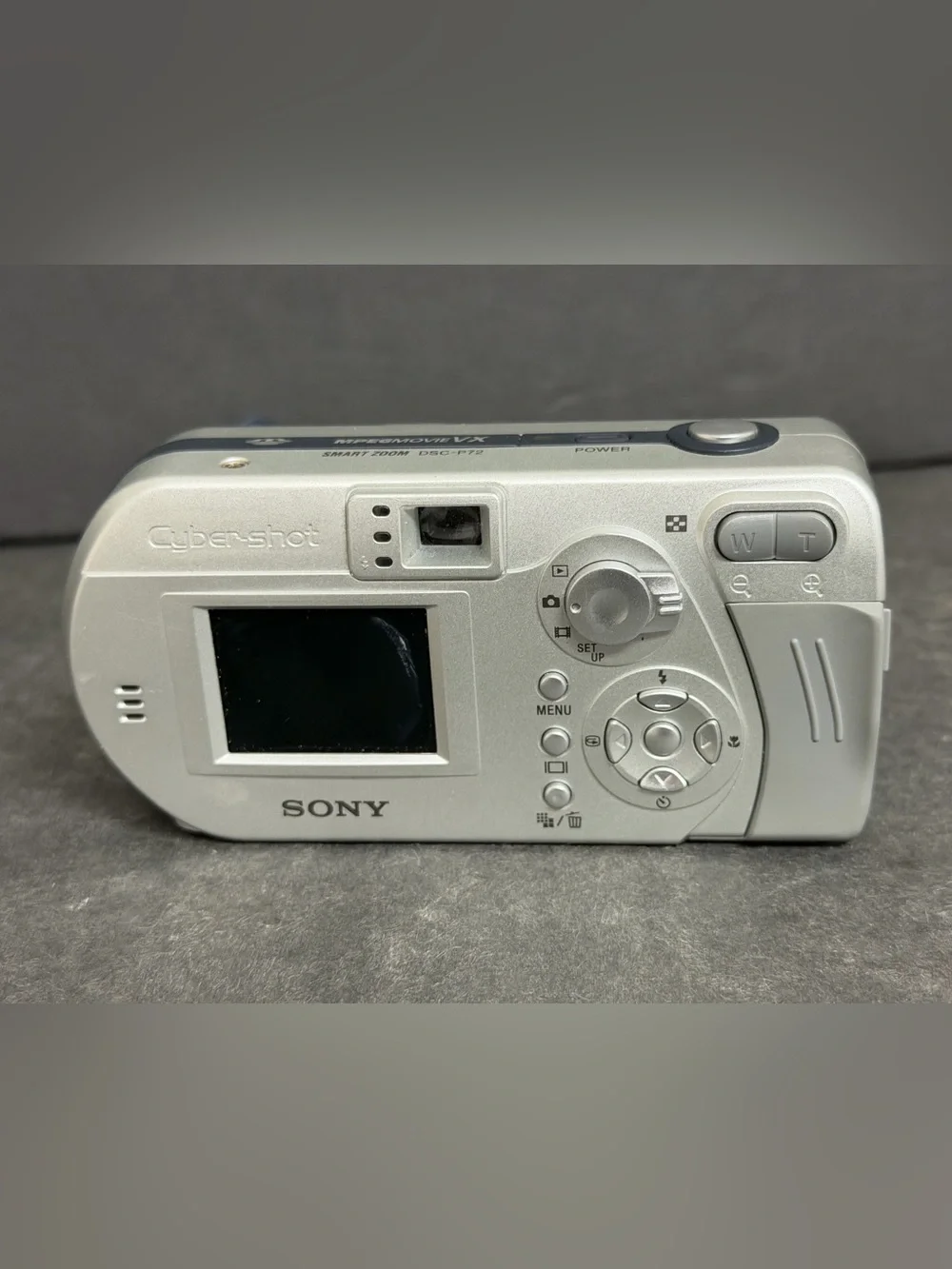 Sony Digital Camera Cybershot DSC-P72 3.2MP Silver AS IS